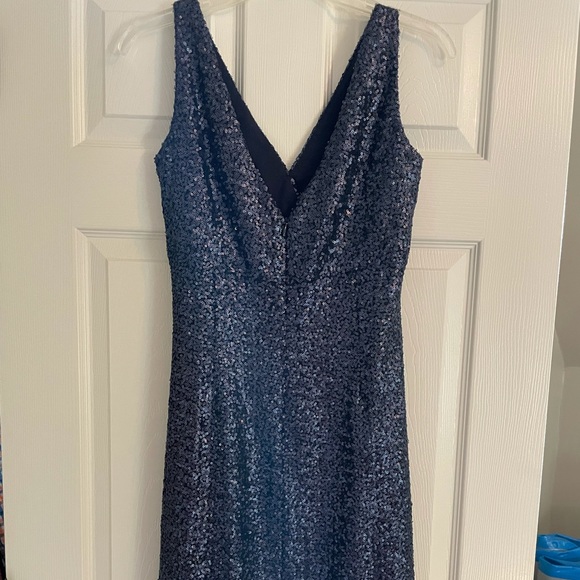 Navy blue dress by Lauren(Ralph Lauren) evening! - Picture 2 of 3